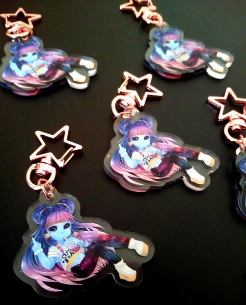 Nebula Space Lesbians OC Keychain Accessory picture