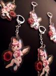 Funfetti MLP My Little Pony OC Alicorn Unicorn Keychain Accessory