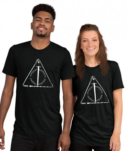 Fandom Hallows | Unisex Tri-blend Tee picture