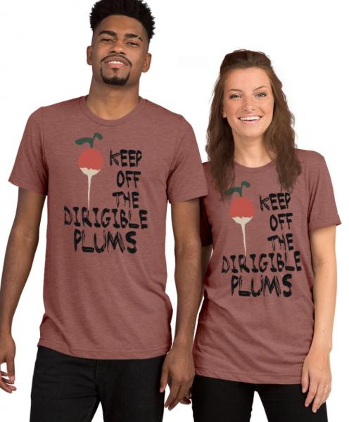 Keep Off The Dirigible Plums | Unisex Tri-blend Tee picture