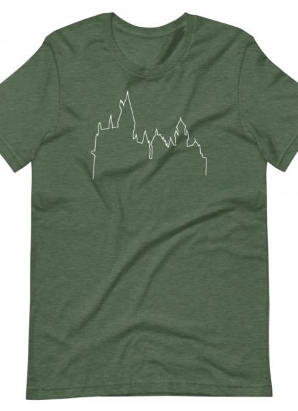 Minimal Castle Sillhoutte | Unisex Tee picture