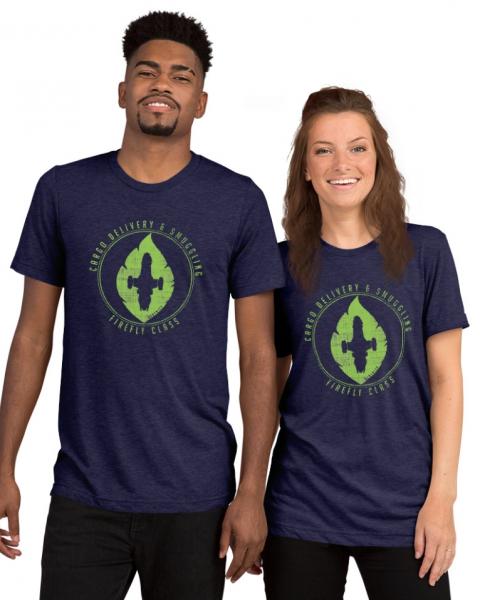 Firefly | Cargo and Smuggling | A Leaf on the Wind | Browncoats | Unisex Tri-blend Tee picture