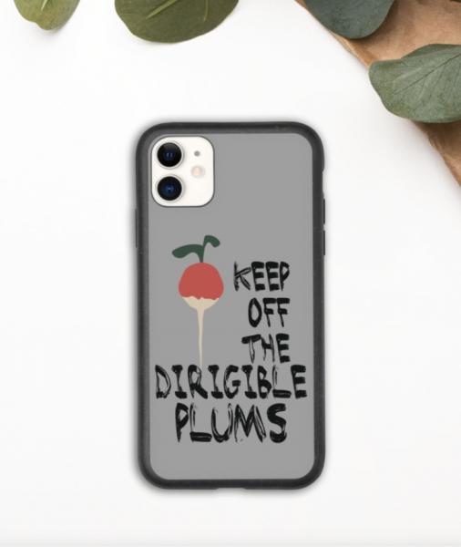 Keep Off The Dirigible Plums | Biodegradable iPhone Case