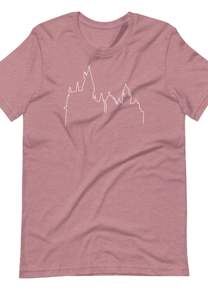 Minimal Castle Sillhoutte | Unisex Tee picture