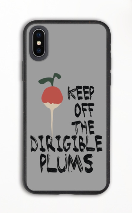 Keep Off The Dirigible Plums | Biodegradable iPhone Case picture