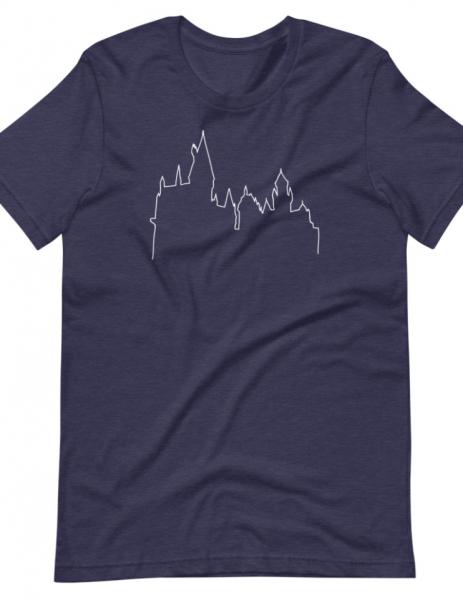 Minimal Castle Sillhoutte | Unisex Tee picture