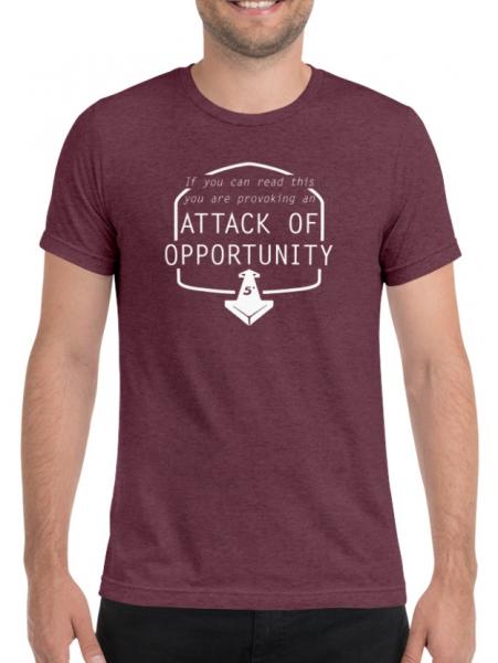 Attack of Opportunity | Unisex Tri-blend Tee picture