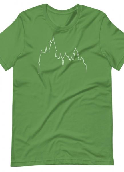 Minimal Castle Sillhoutte | Unisex Tee picture