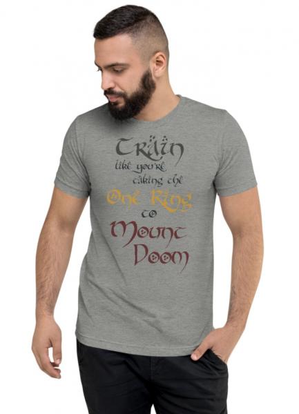 Train Like You Are Taking The One Ring to Mount Doom | Unisex Tri-blend Tee picture