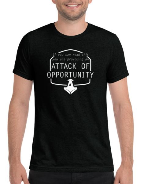Attack of Opportunity | Unisex Tri-blend Tee picture