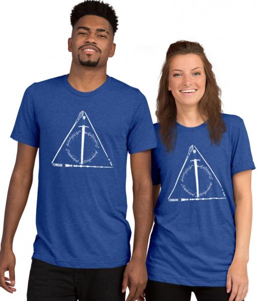 Fandom Hallows | Unisex Tri-blend Tee picture