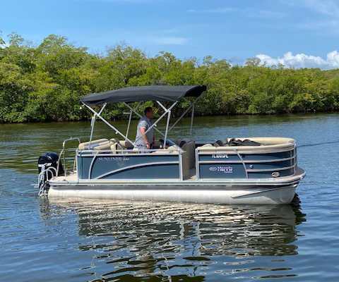 Boat 6 - Harris 22 ft Pontoon