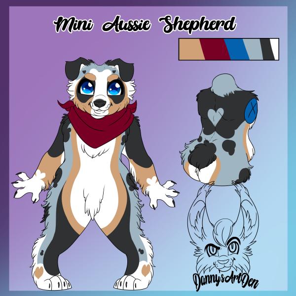 Furry Character Adoption-Mini Aussie Shep picture