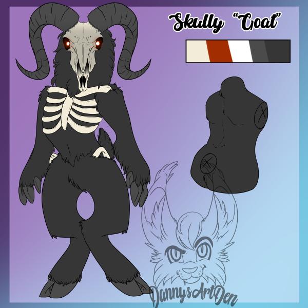 Furry Character Adoption-Skully 'Goat' picture