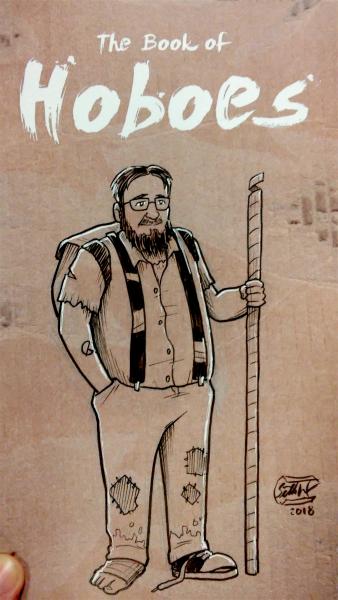 The Book of Hoboes W/ CUSTOMIZED SKETCH COVER picture