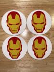 Set of Iron Man Ceramic Coasters