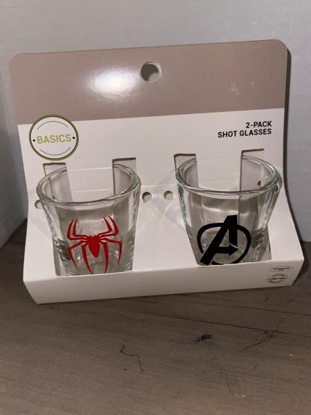 Spiderman Pair of Shot Glasses picture