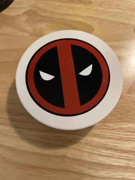 Set of Deadpool Ceramic Coasters