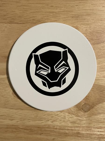 Set of Black Panther Ceramic Coasters picture