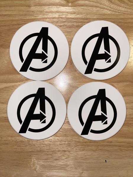 Set of Avengers ceramic Coasters picture