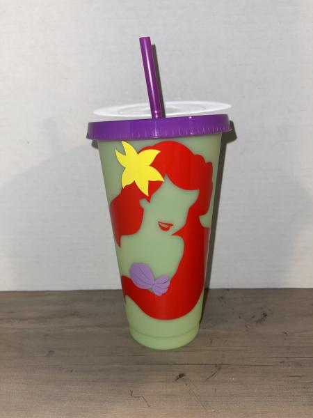 Little Mermaid Color changing tumbler picture