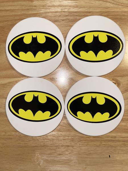 Set of Batman ceramic Coasters picture