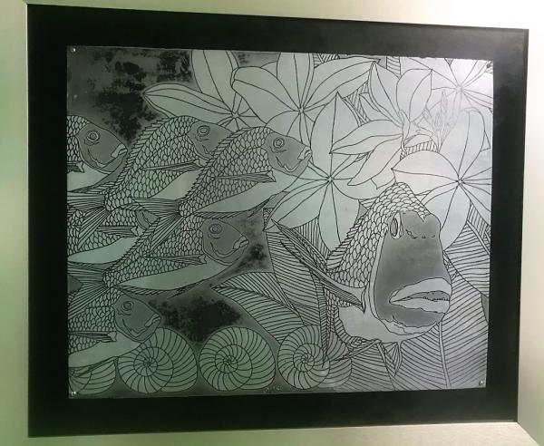 Swayze Etching Art picture