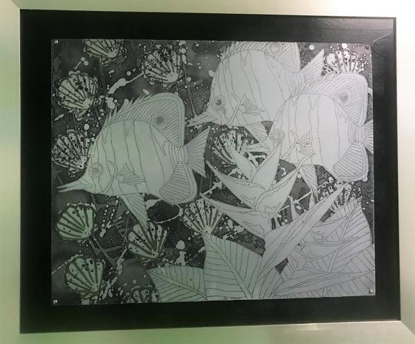 Swayze Etching Art picture