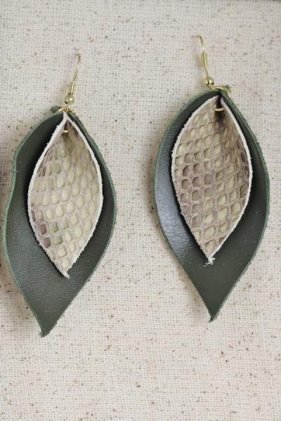 Double Leaf Earrings picture