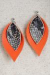 Double Leaf Earrings