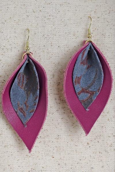 Double Leaf Earrings picture