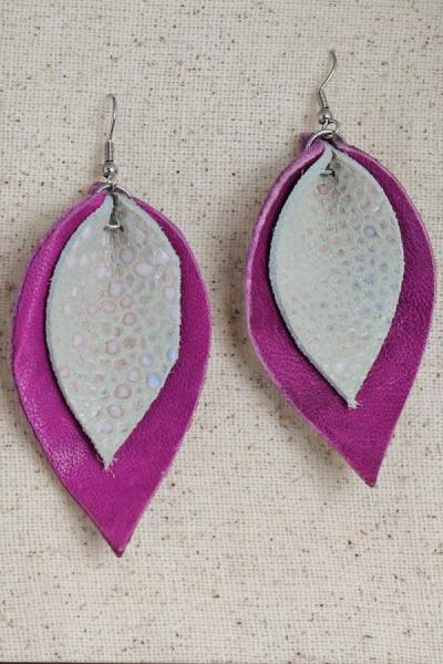 Double Leaf Earrings picture