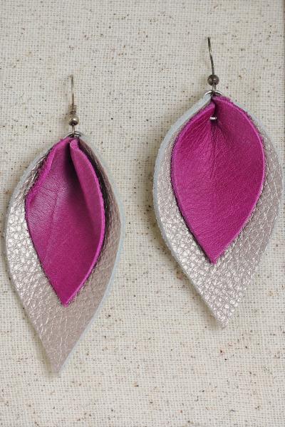 Double Leaf Earrings picture