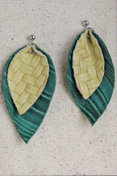 Double Leaf Earrings picture
