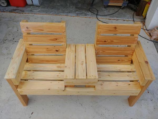 Youth bench Seat with Table picture