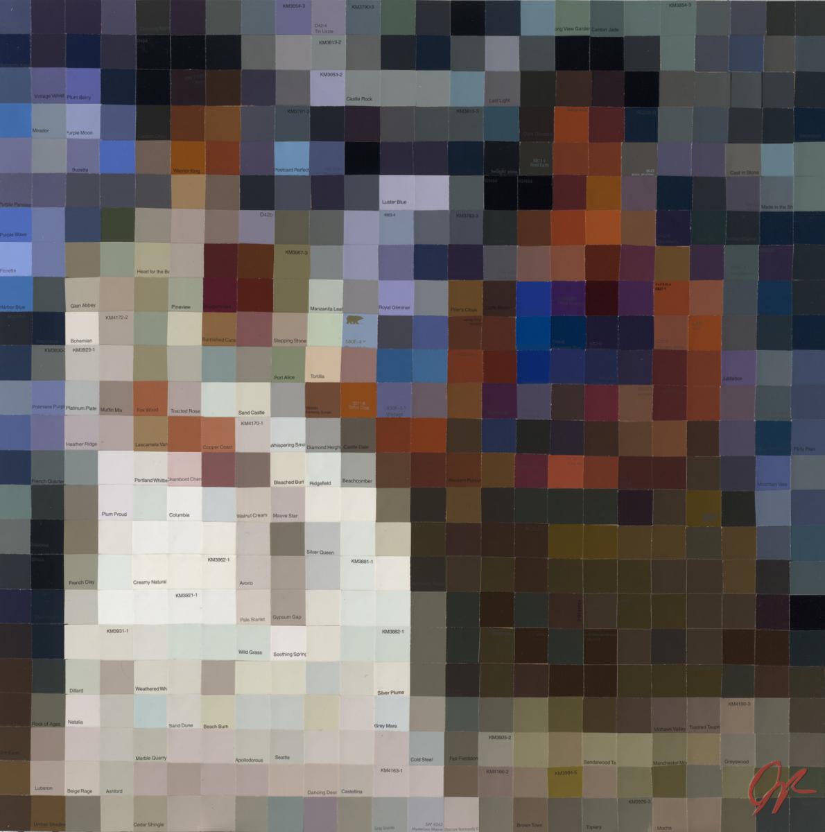 Mounted reproductions on panel - large picture