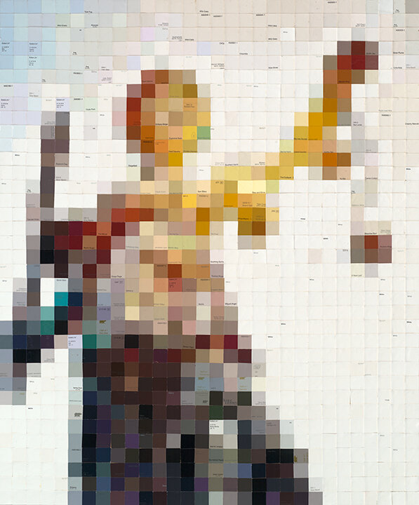 Hand-embellished mounted reproductions on panel - full size picture