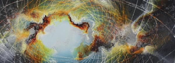 "Turbulent Conundrum" 36x96