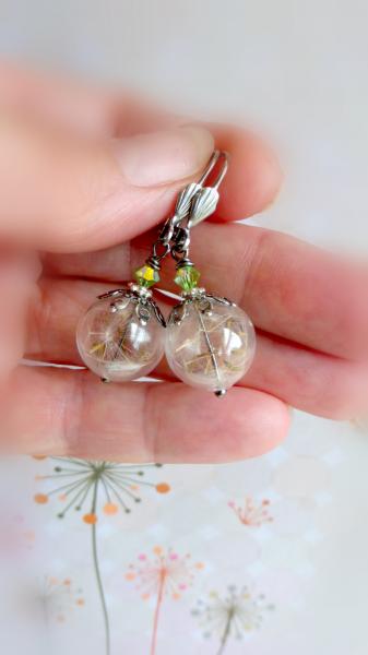 Dandelion earrings picture