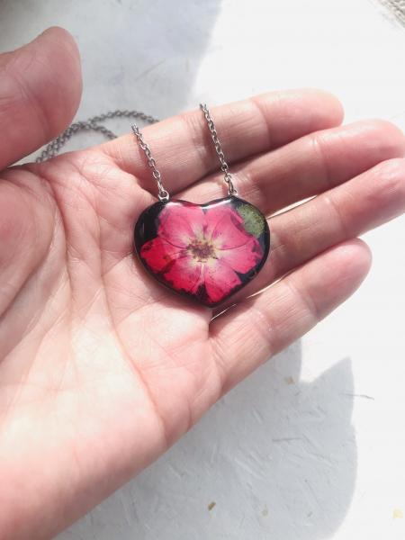 Real rose necklace