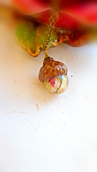 acorn necklace