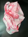 “Flamingo Twins” Silk Scarf