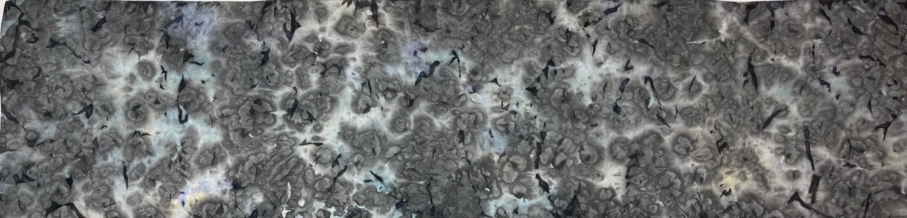 &ldquo;Smoky Bubbles&rdquo; Silk Shawl picture