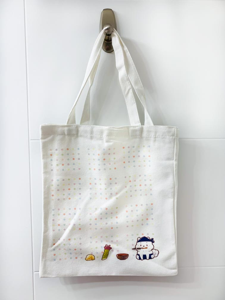 Prompto the Samoyed Tote Bag - Sushi picture