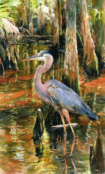 "Great Blue Heron II" picture