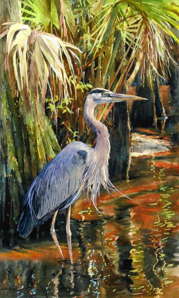 "Great Blue Heron I" picture