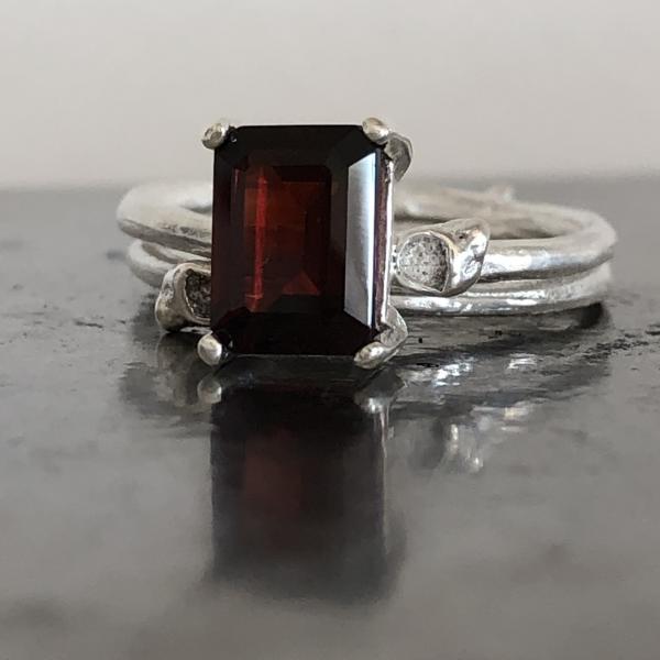 Garnet Twig Ring Set picture