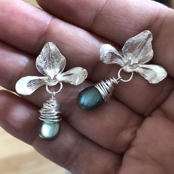 Delicate Blossom Drop Post Earrings