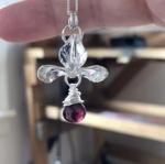 Flower Blossom Drop Pendant