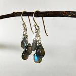 Cascading Labradorite Dangles